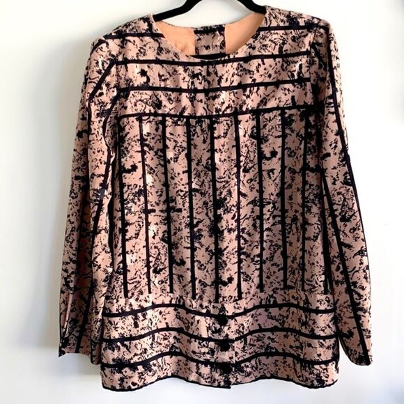 VINTAGE TAN BLOUSE - Picture 7 of 15